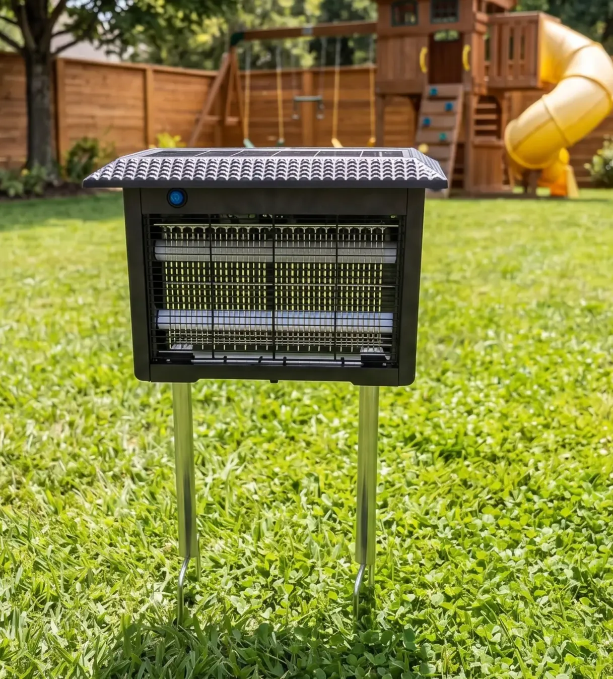 NovaVolt Solar is safe for kids in playing area